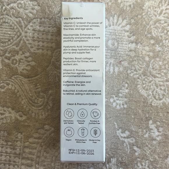 Brand New Set of 2 Vitamin C Facial Serum Brightening Firming Lifting Hydrating - Picture 10 of 12
